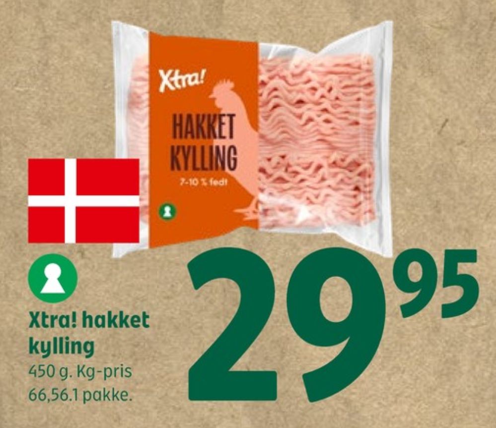 Xtra, Hakket kylling 7-10%