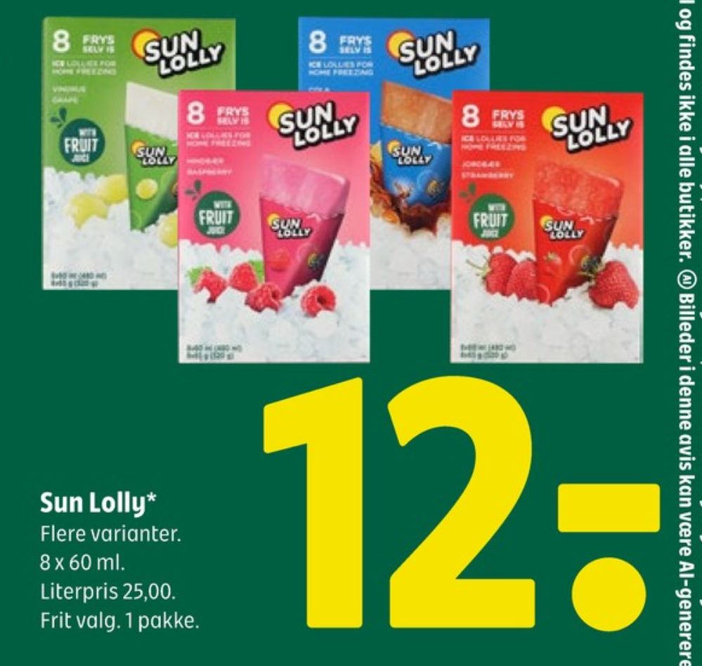Sun Lolly, Is frys selv - Cola