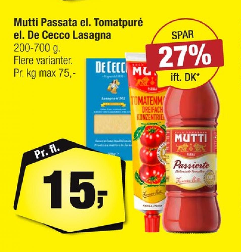 Mutti, Tomatpuré