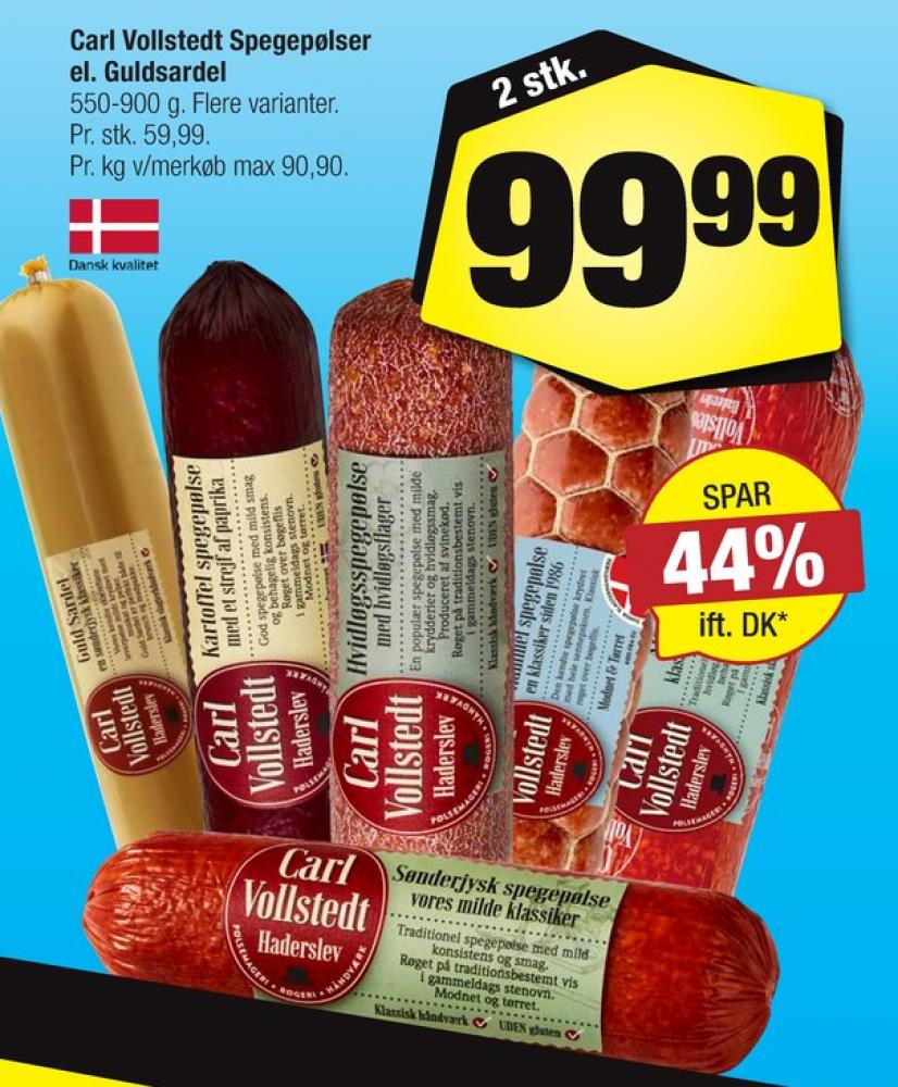 Carl Vollstedt's Eftf., Kartoffelspegepølse