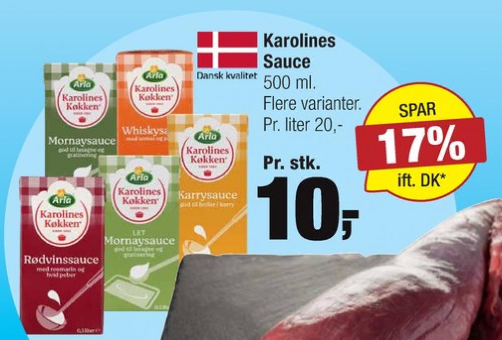 Karolines, Mornaysauce