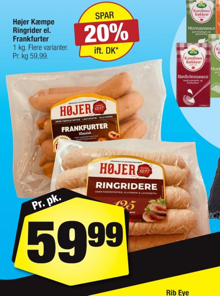 Højer Pølser, Frankfurter