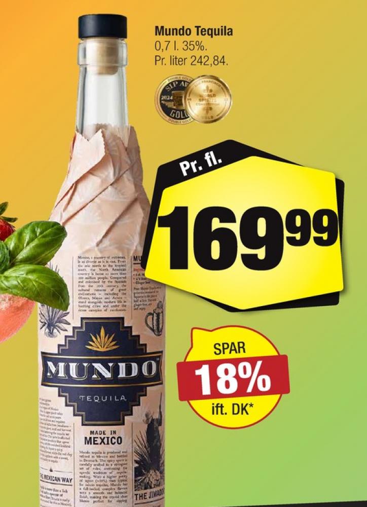 Mundo Tequila, Tequila