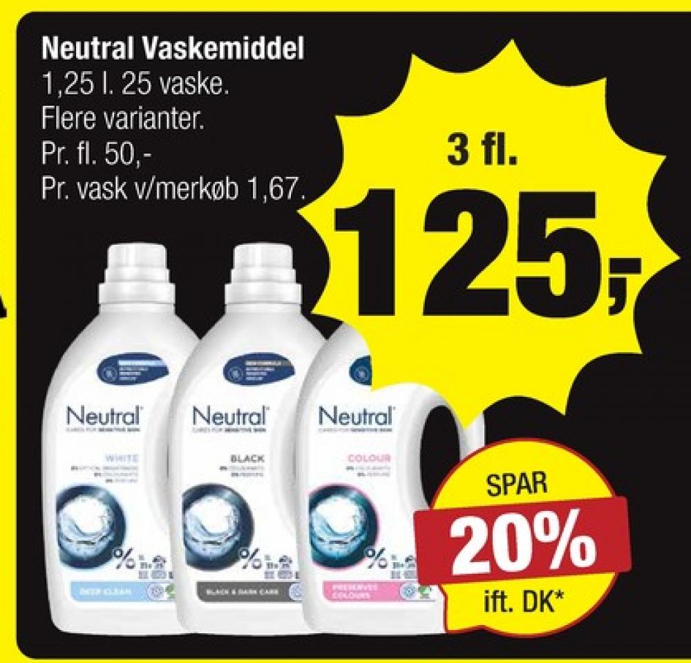 Neutral, Vaskemiddel-flydende