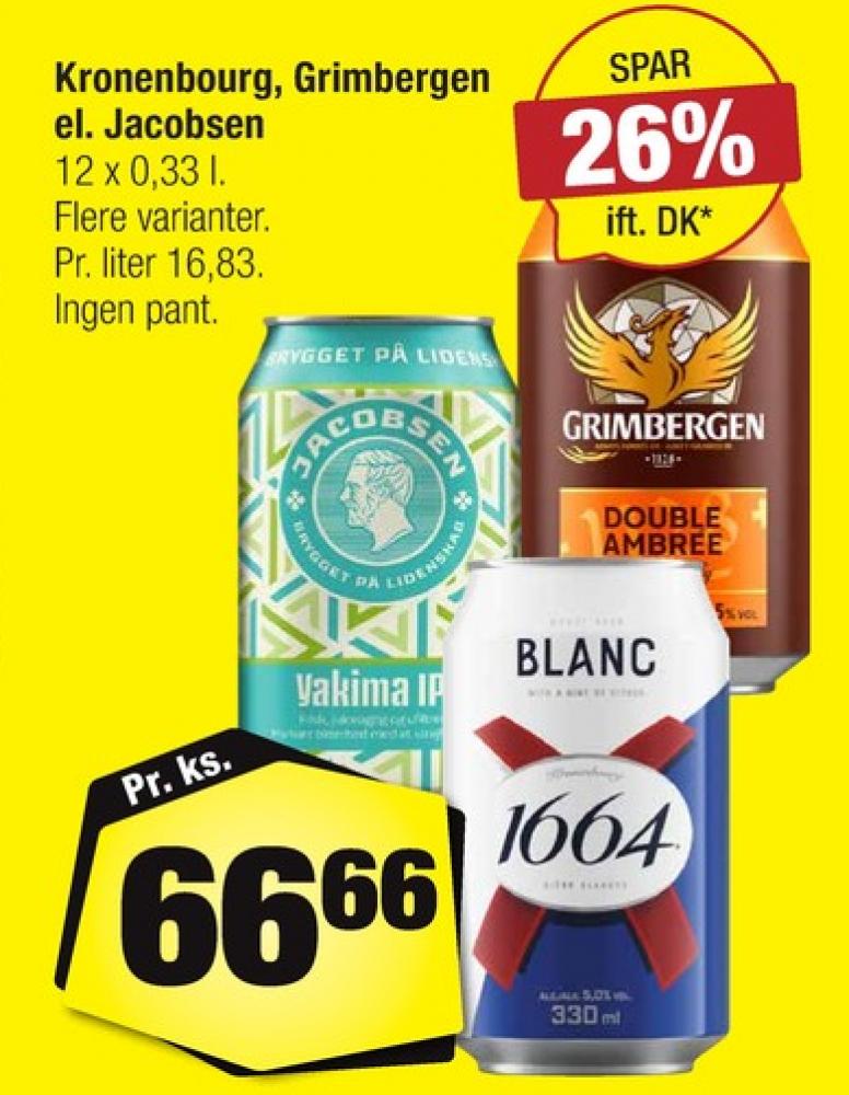 Grimbergen Double Ambrée, Specialøl 12 pk.