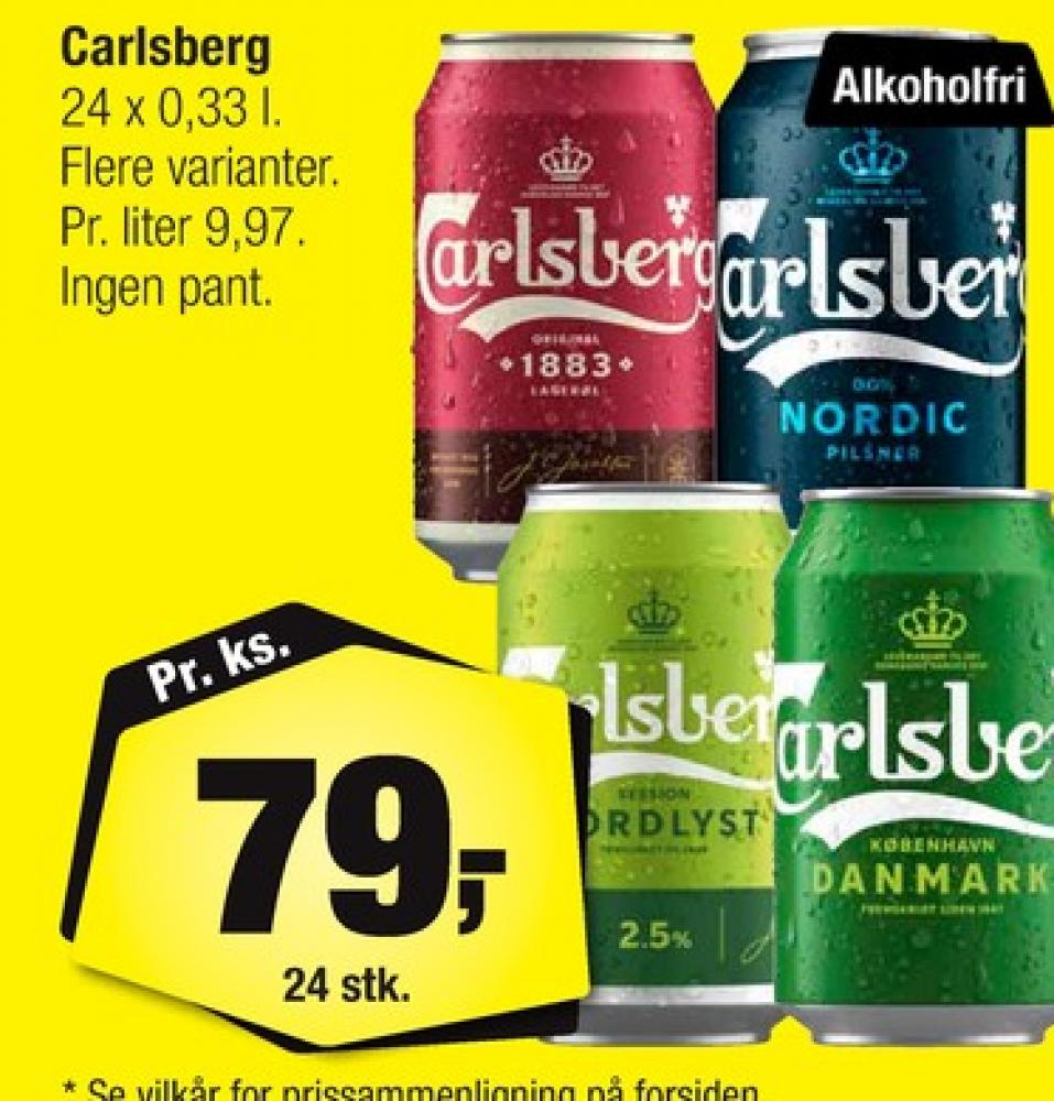 Carlsberg 1883, Øl 24 pk.