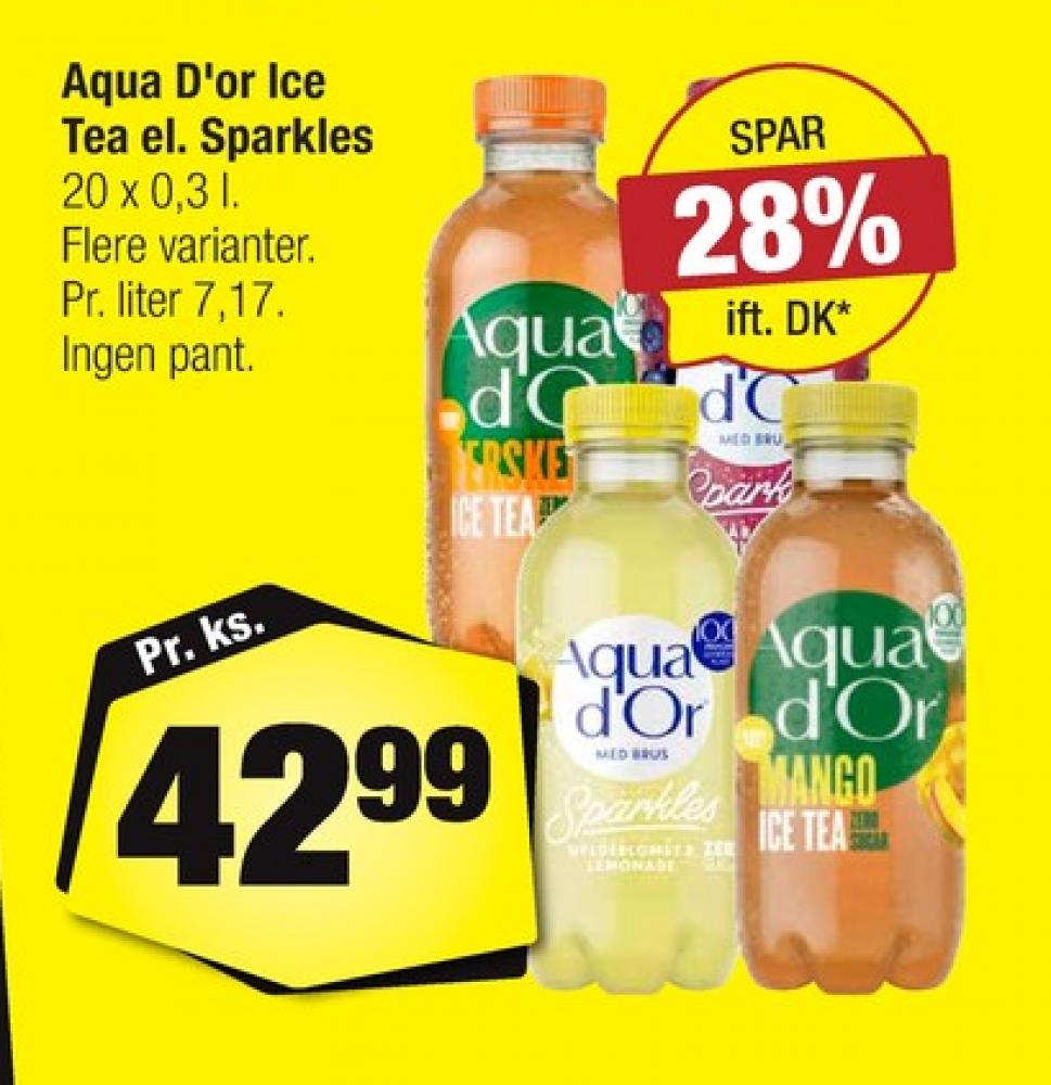 Aqua d'Or Fersken, Ice Tea Fersken 20 pk.