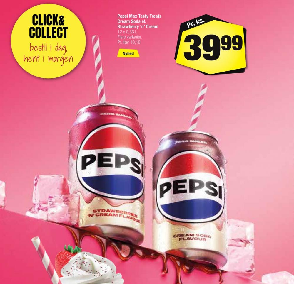 Pepsi Strawberries & Cream, Cola 12 pk.