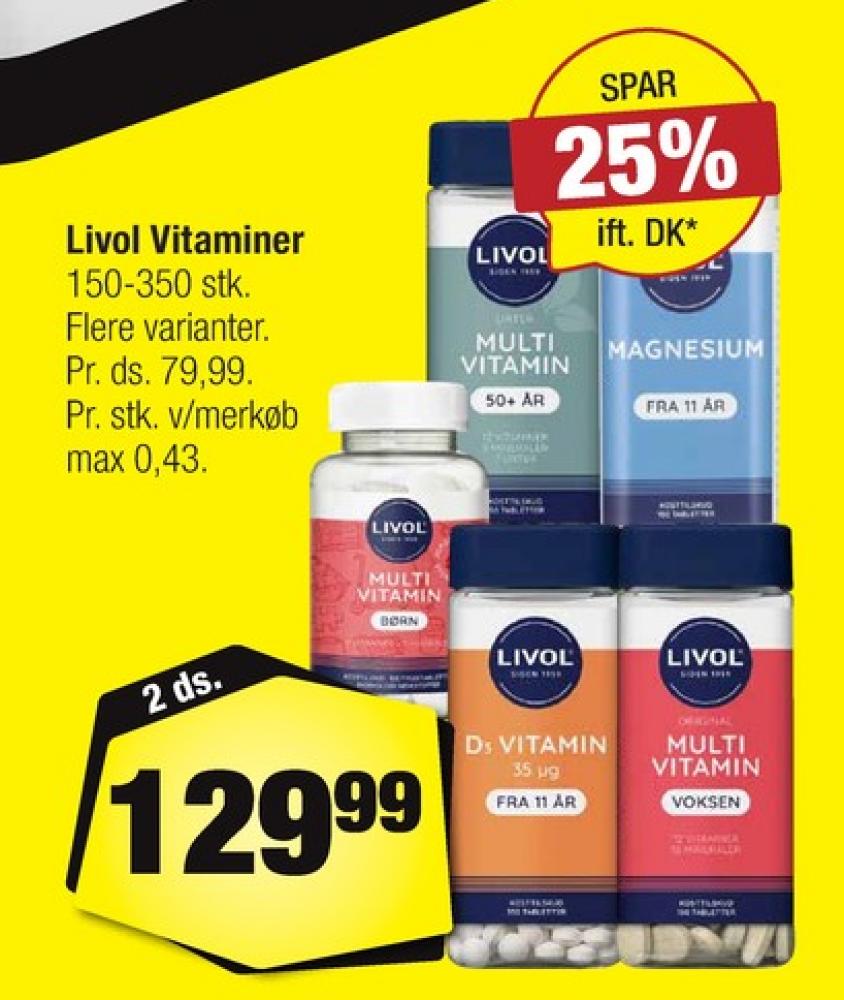 Livol Multi, Mineraler