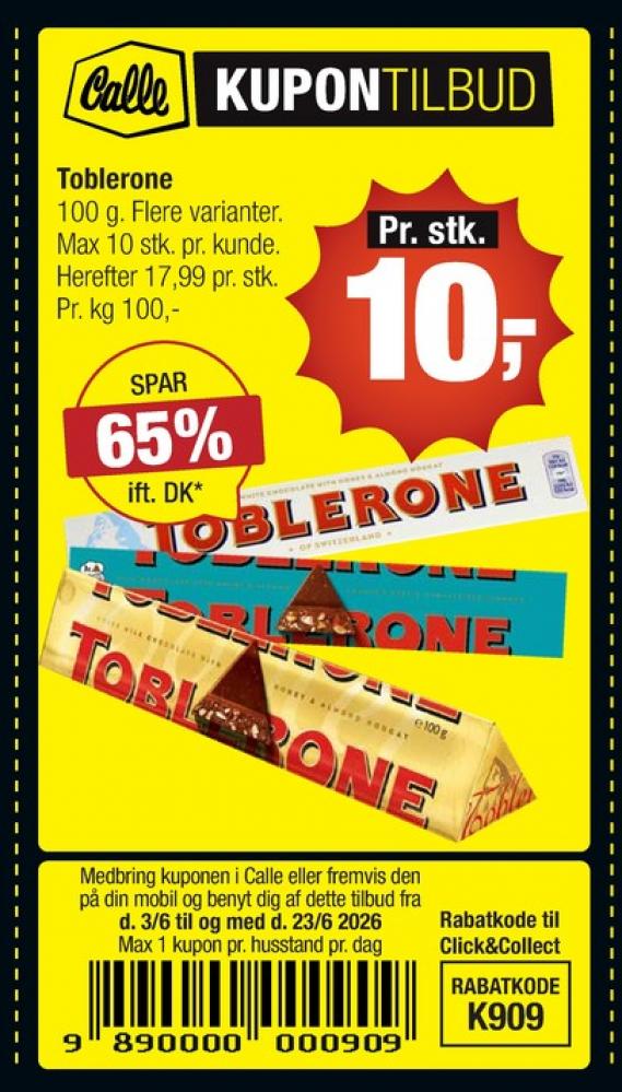 Toblerone, Chokolade Crunchy Almonds