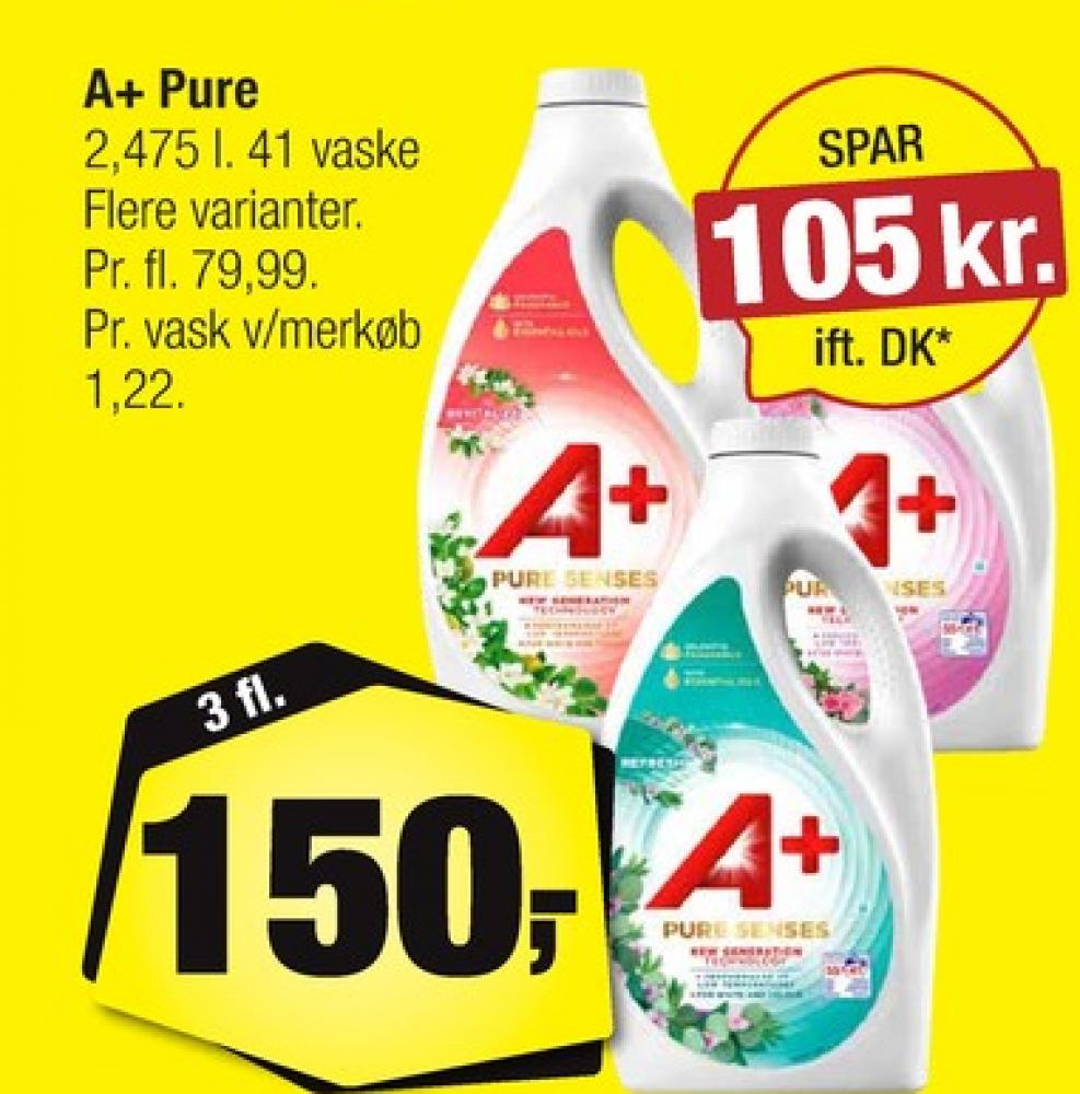 A+, Vaskemiddel-flydende