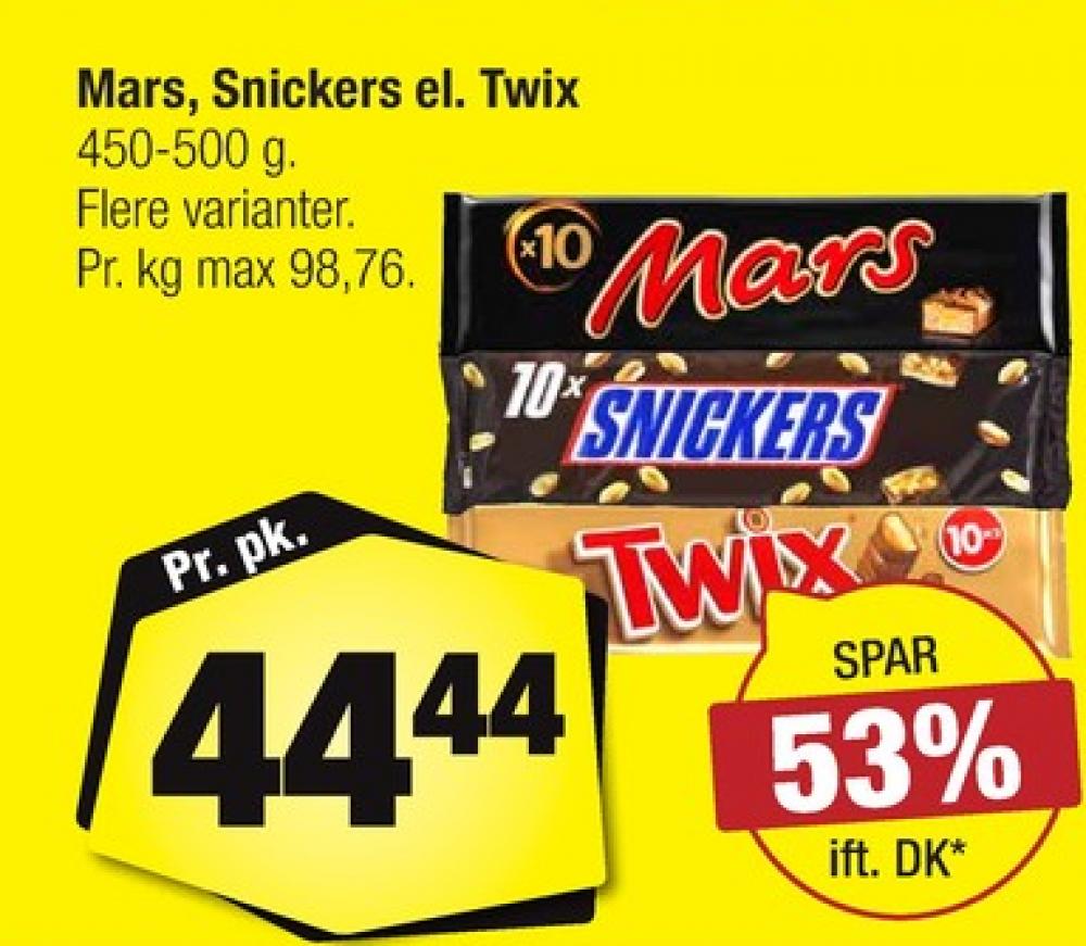 Mars, Chokoladebar