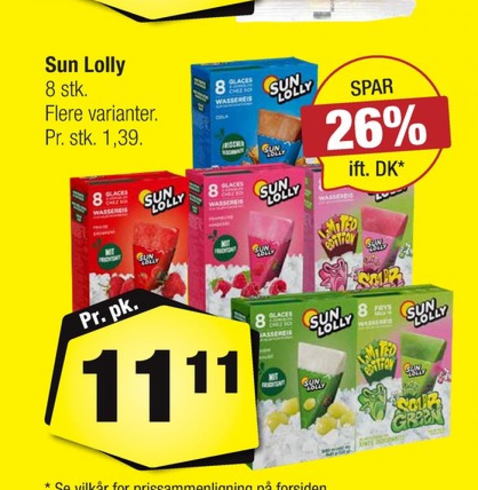 Sun Lolly, Is frys selv - Jordbær