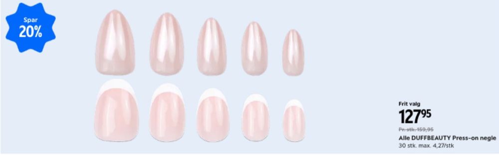 Duffbeauty, Kunstige negle