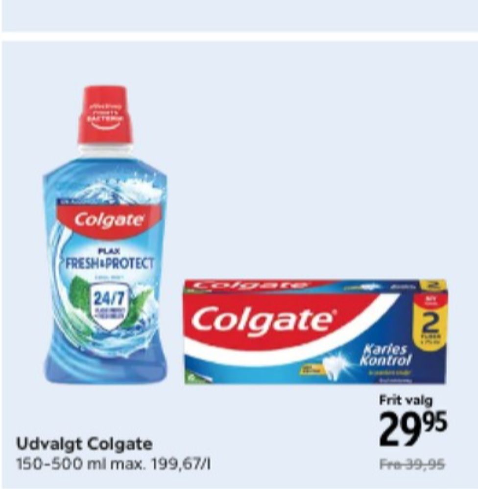 Colgate, Tandpasta