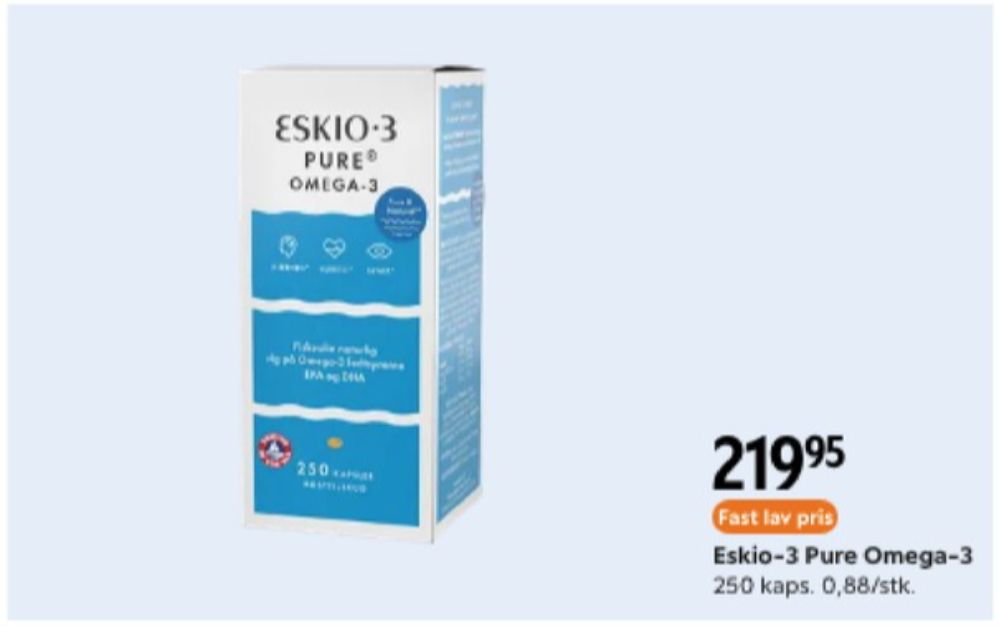 Eskio-3, Fiskeolie