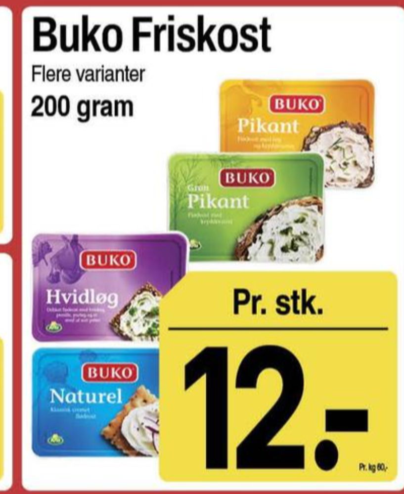 Buko, Flødeost Hvidløg