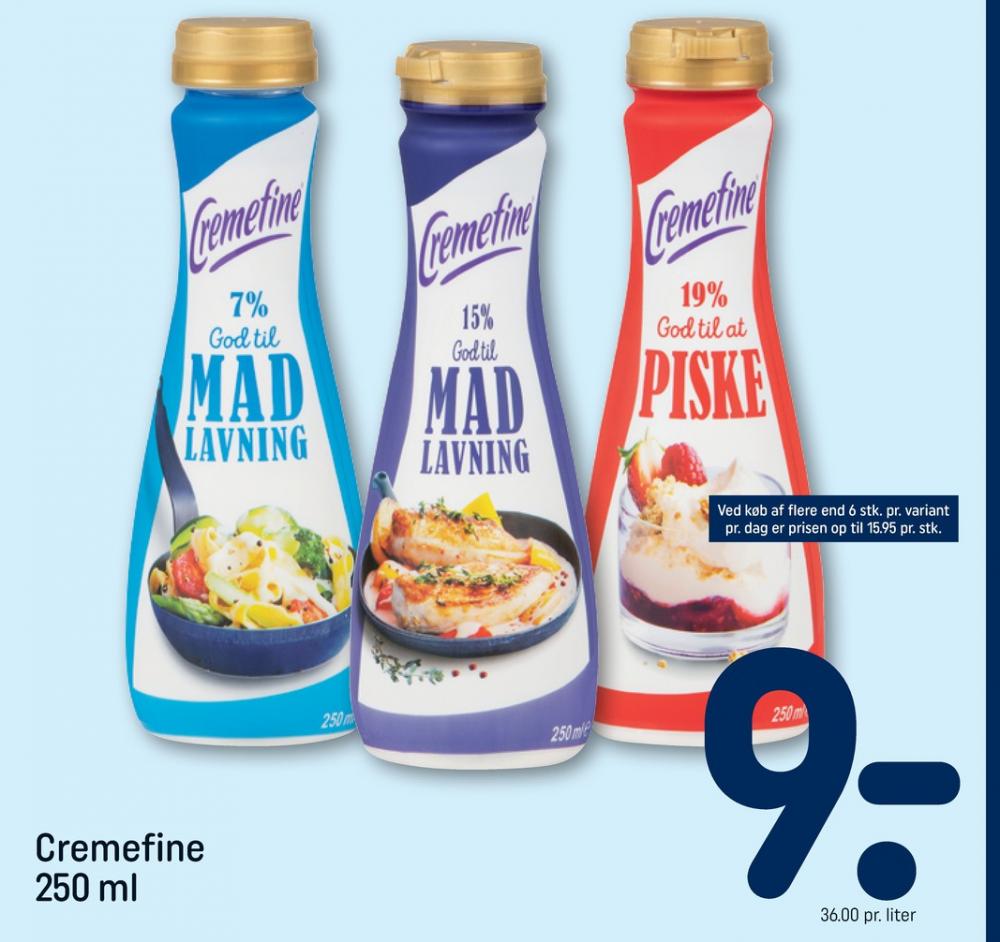 Cremefine, Madlavningsfløde 7 %