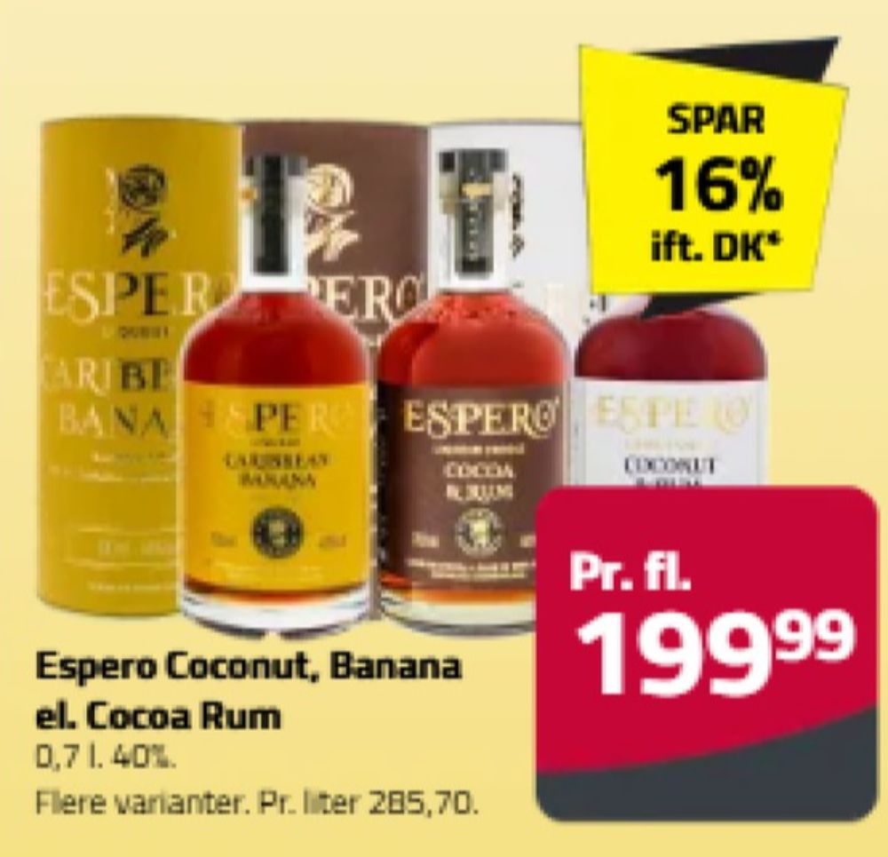 Espero Coconut & Rum, Rom