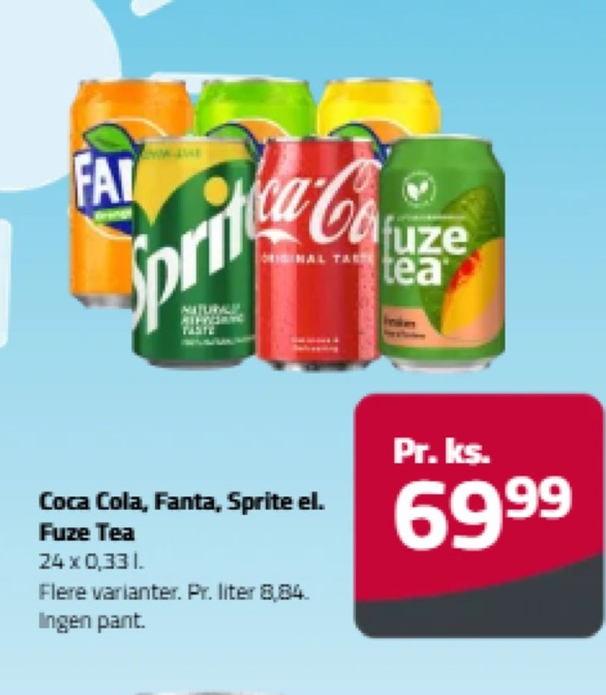Fanta Exotic, Appelsinsodavand 24 pk.