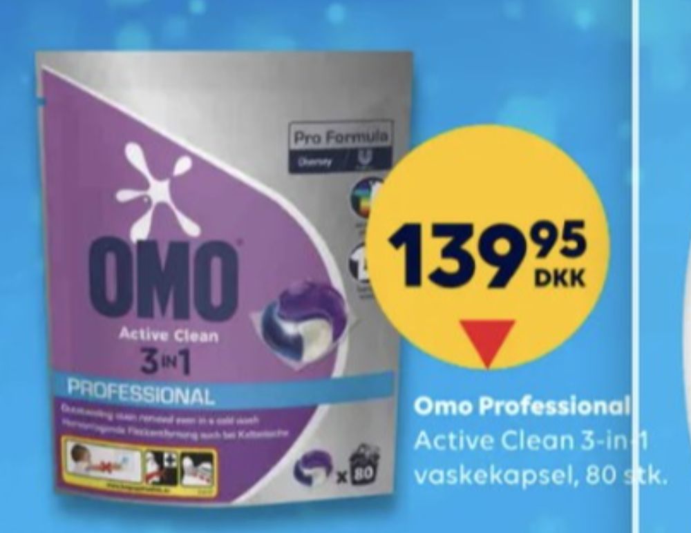 Omo, Vaskemiddel-tabs