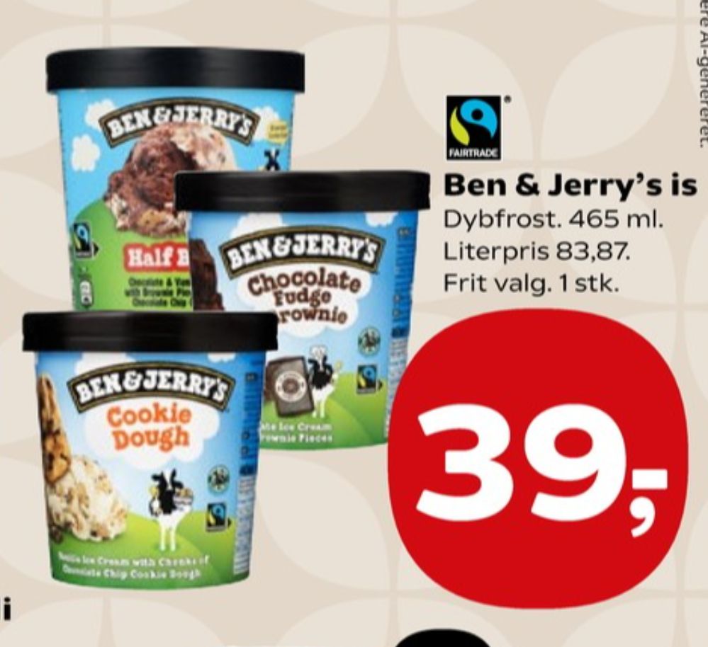 Frisko Ben & Jerry's, Cookie Dough is