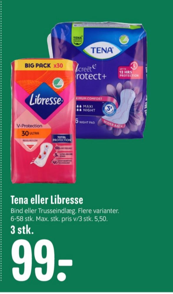 Libresse, Regular Black Trusseindlæg