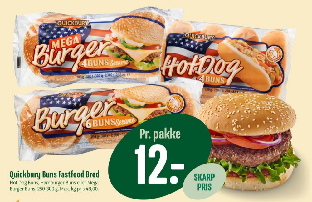 Quickbury, Burgerboller Mega