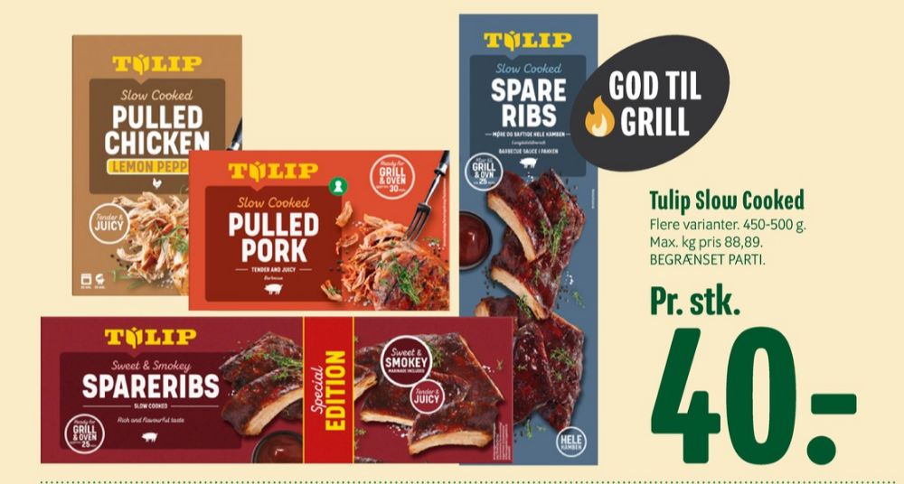 Tulip, Spareribs Sweet & Smokey