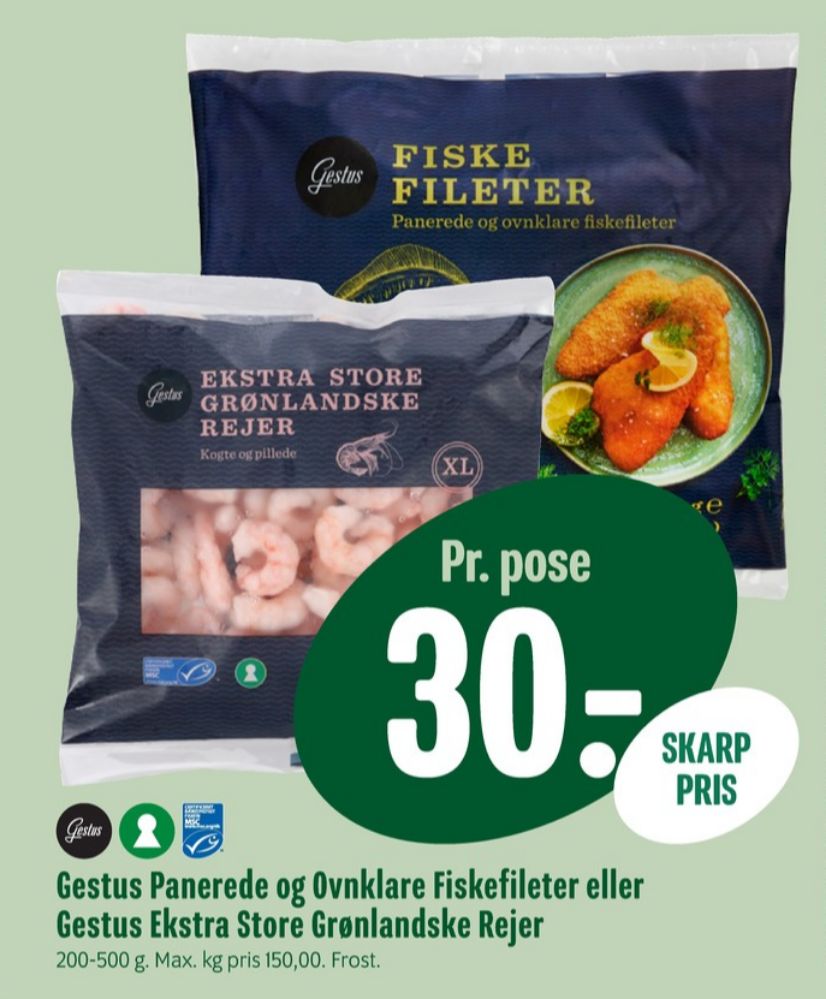 Gestus, Fiskefileter