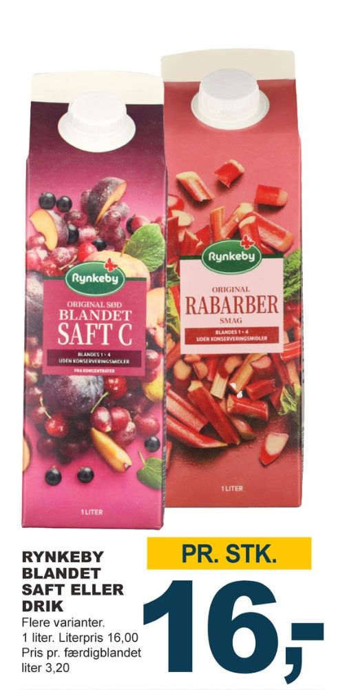 Rynkeby, Blandet Saft C