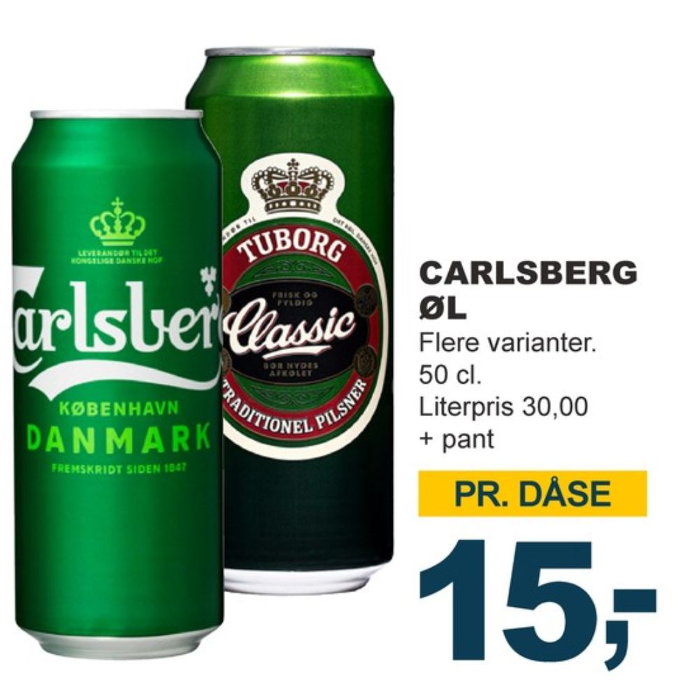 Tuborg Classic, Øl