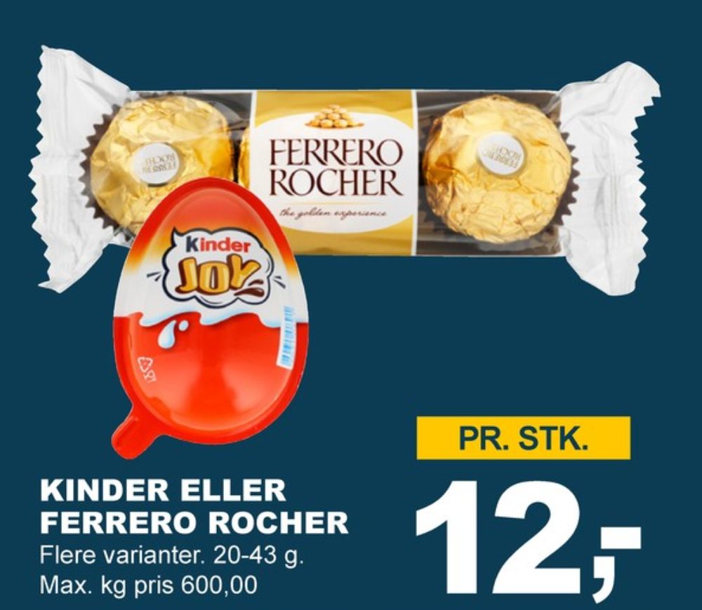 Kinder Joy, Chokoladeæg