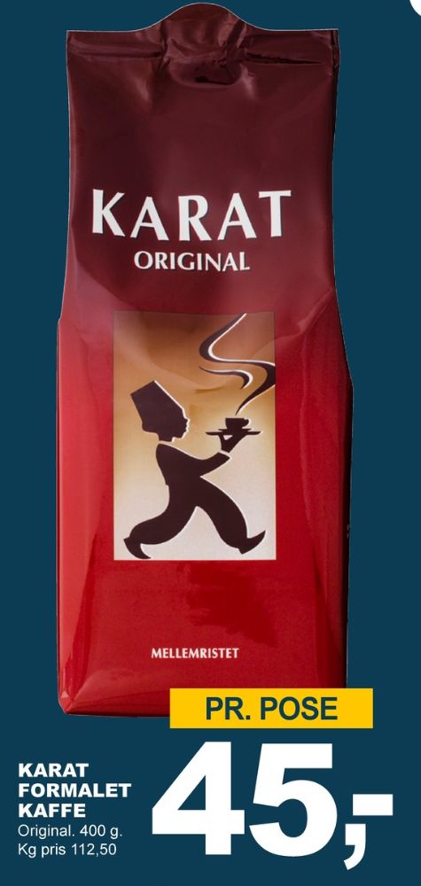 Karat Original, Kaffe Formalet