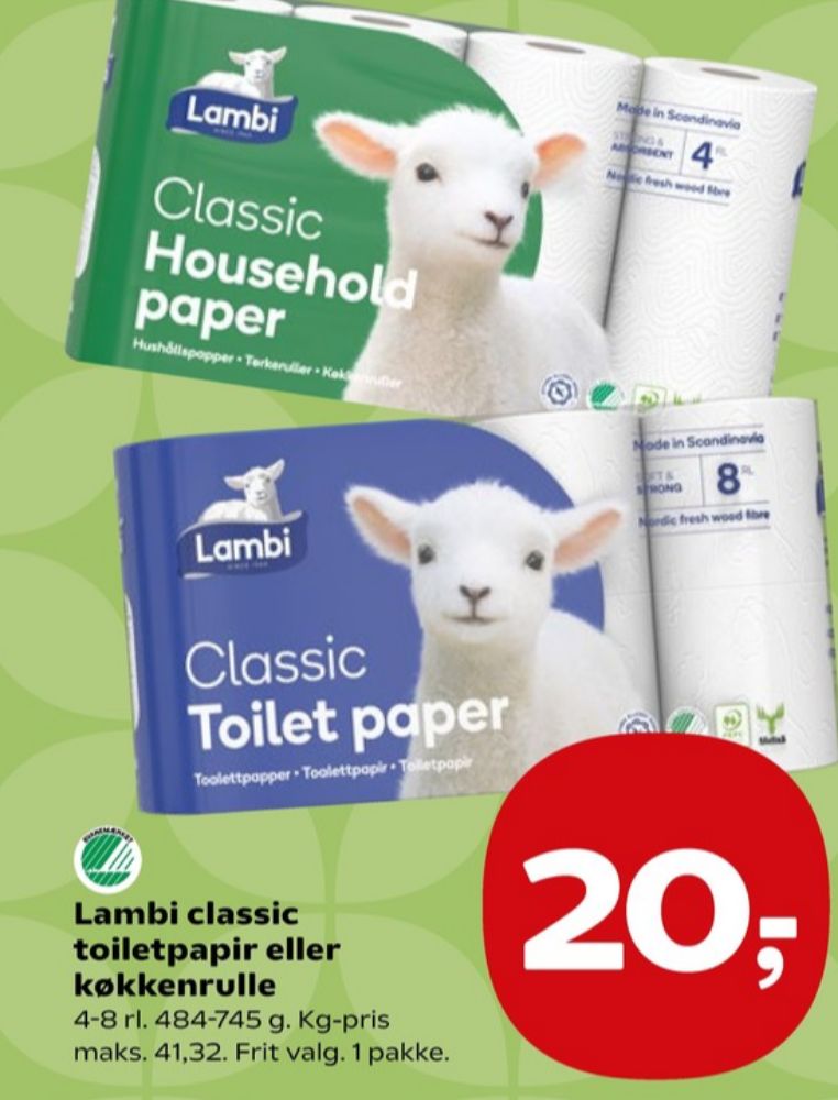 Lambi Classic, Køkkenrulle