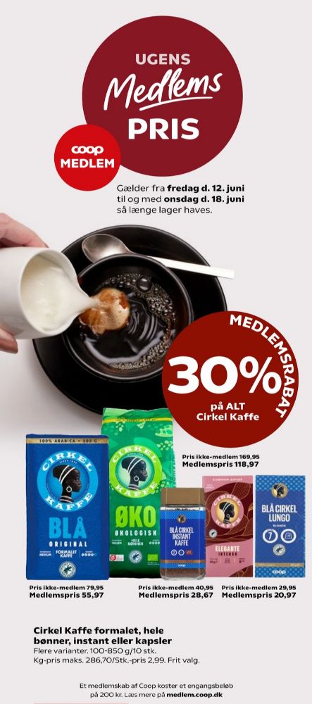 Cirkel Blå, Instant Kaffe