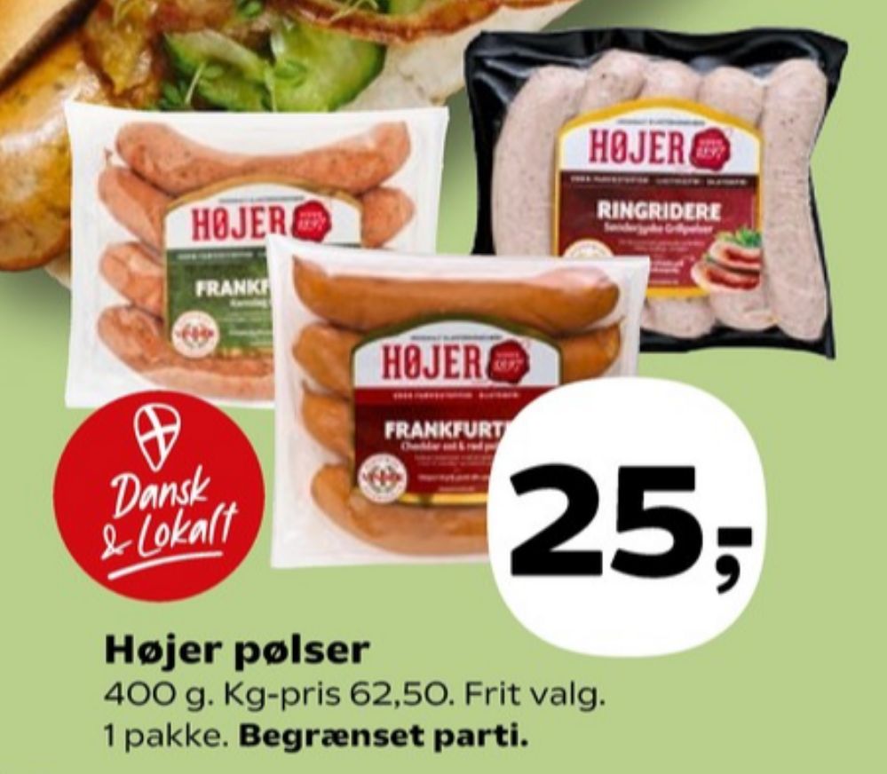 Højer Pølser, Frankfurter Ramsløg & Urter