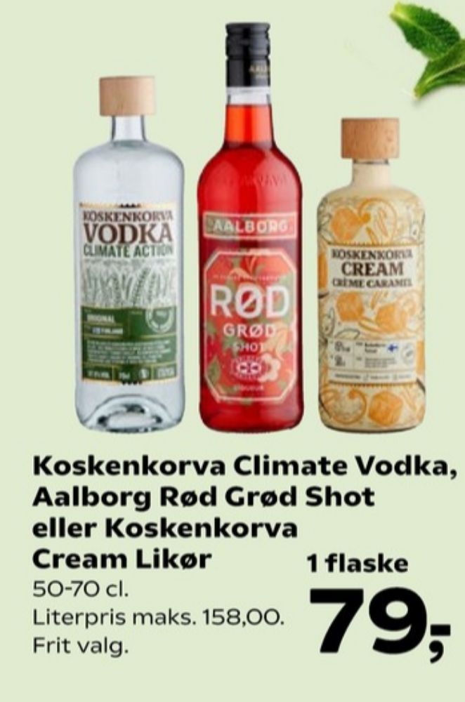 Koskenkorva Climate Action, Vodka