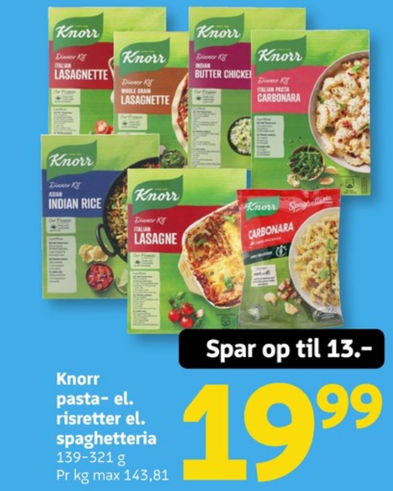 Knorr Spaghetteria, Pesto Pasta