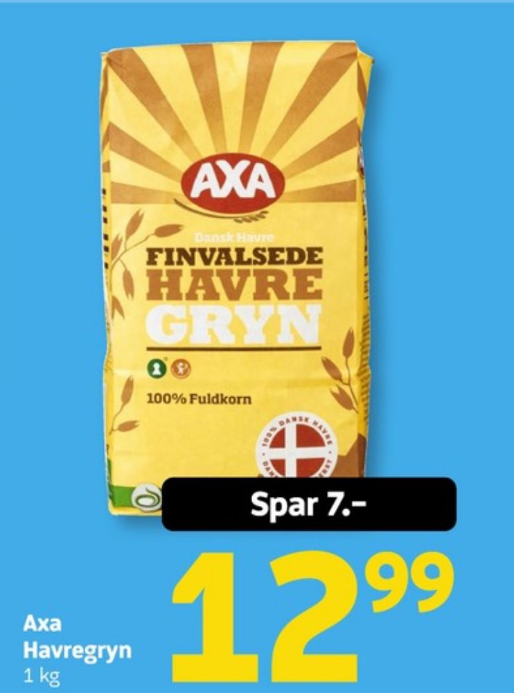 Axa, Finvalsede Havregryn 