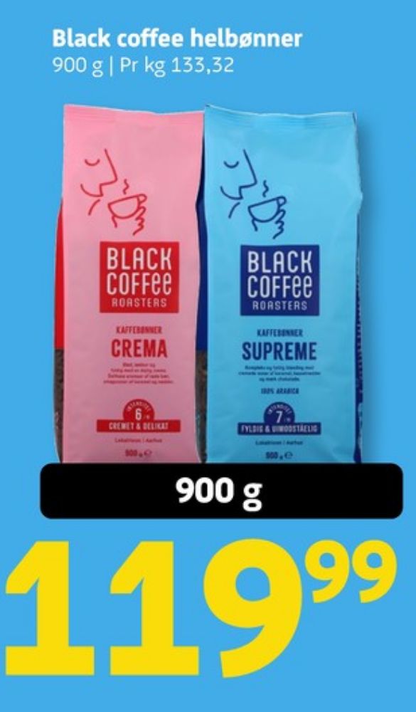 Black Coffee Supreme, Kaffebønner