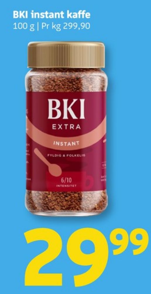 BKI Extra, Instant Kaffe