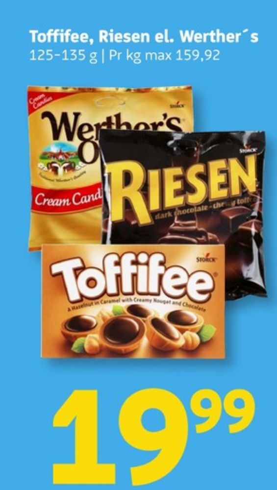 Toffifee, Dessertchokolade
