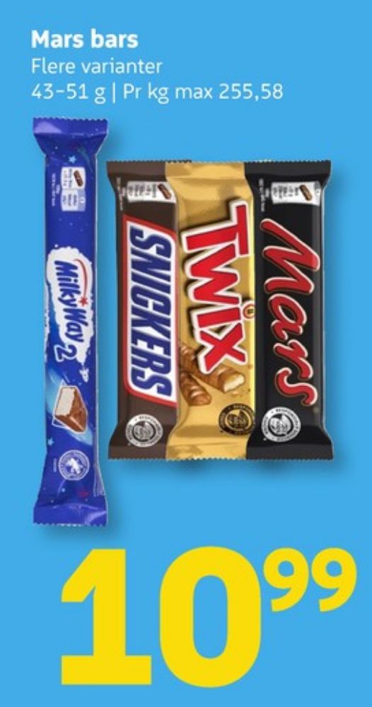 Mars, Chokoladebar