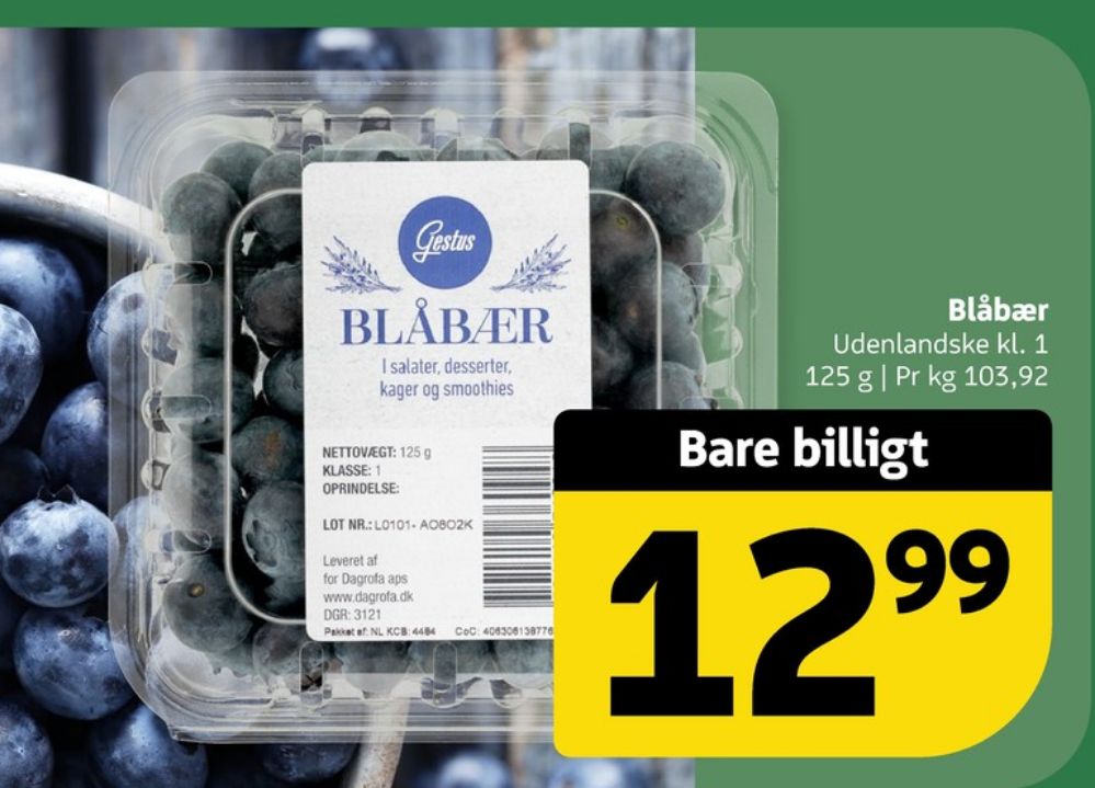 Gestus, Blåbær
