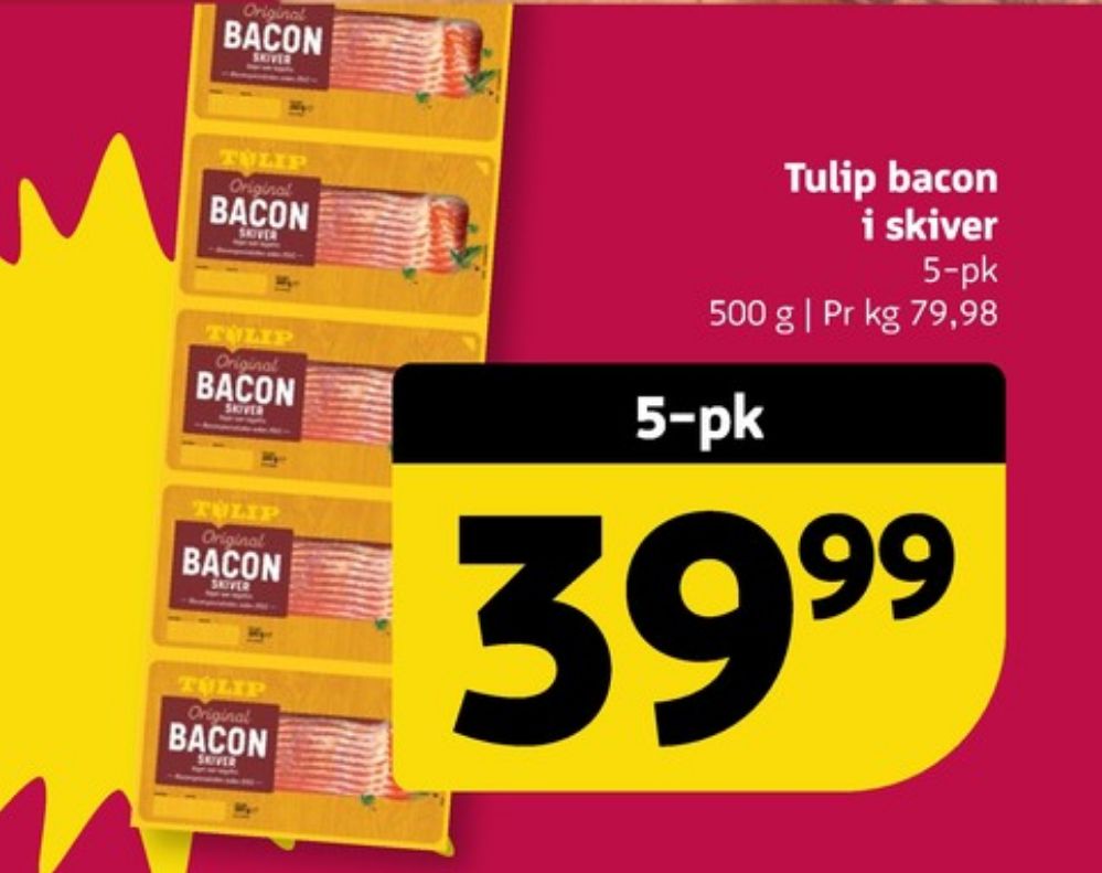 Tulip, Baconskiver
