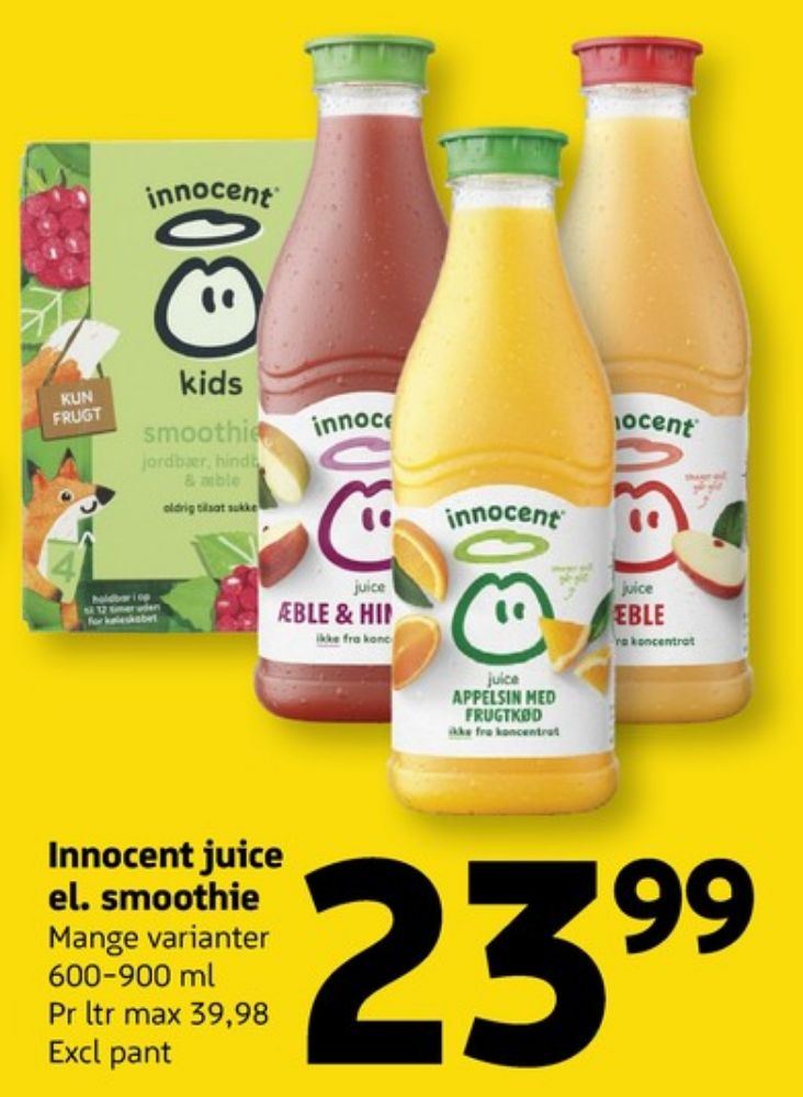 innocent, Appelsinjuice med frugtkød
