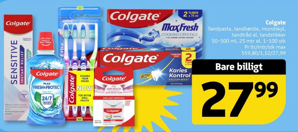 Colgate, Tandpasta