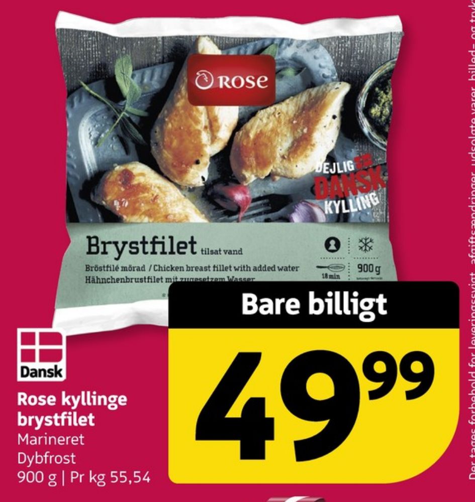Rose, Kyllingebrystfilet