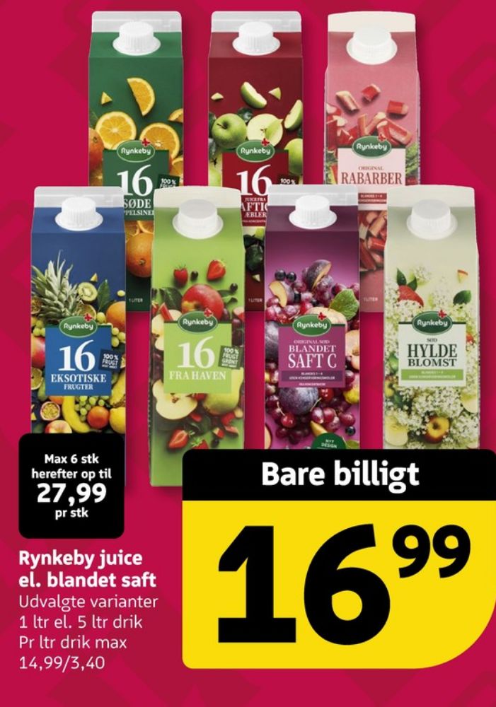 Rynkeby, 16 Saftige Æbler